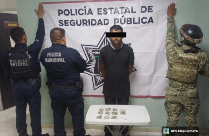 Aseguran droga y detienen a presunto ladrón en operativos mixtos de Cajeme