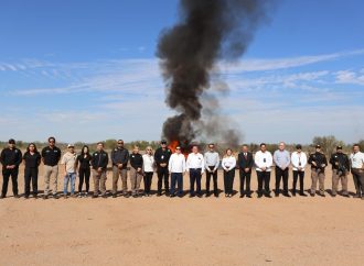 FGR incinera casi media tonelada de narcóticos en Sonora