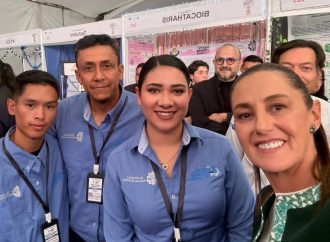 Presentan a Sheinbaum el proyecto sonorense “Solideo”, creado por estudiantes del TecNM Cananea