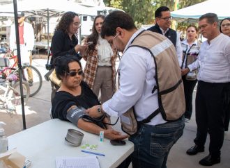 Llevan acciones de salud al poblado Miguel Alemán