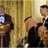 Trump recibe a Cristiano Ronaldo en cena oficial con el príncipe saudí