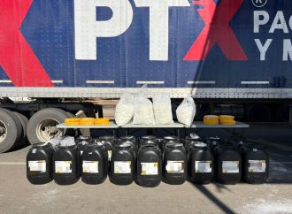 Logran golpe a la delincuencia con 300 kilos de metanfetamina asegurados en SLRC