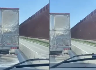 Migrante cae del muro fronterizo al intentar cruzar a Estados Unidos