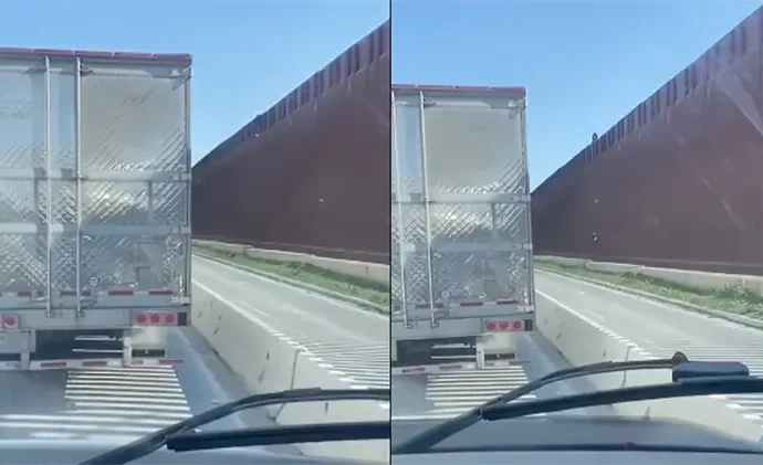 Migrante cae del muro fronterizo al intentar cruzar a Estados Unidos
