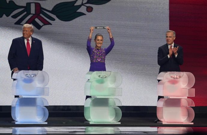 SHEINBAUM CELEBRA QUE MÉXICO SEA SEDE POR TERCERA VEZ DE UNA COPA MUNDIAL TRAS EL SORTEO FIFA 2026