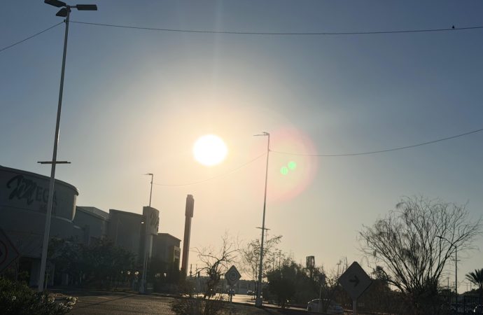 Invierno arranca con calor histórico en Hermosillo; se rompe récord de temperatura máxima