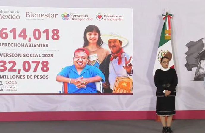 Sheinbaum impulsa pensión para personas con discapacidad beneficiando a 1.6 millones en 2025