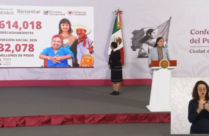 Sheinbaum impulsa pensión para personas con discapacidad, beneficiará a 1.6 millones en 2025