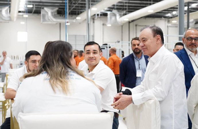 Gobernador Durazo logra reducción histórica en pobreza laboral con empleos mejor remunerados