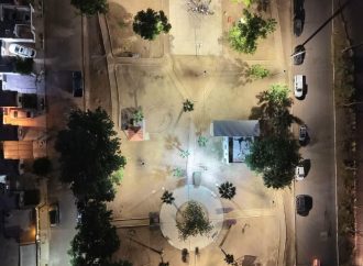 Cajeme avanza con programa de iluminación en plazas y áreas deportivas