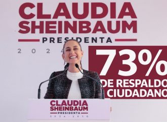 Claudia Sheinbaum cierra 2025 con 73% de respaldo ciudadano