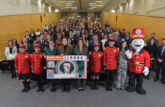 Tres décadas del Sistema Nacional de Seguridad Pública, en billete conmemorativo de Lotería Nacional