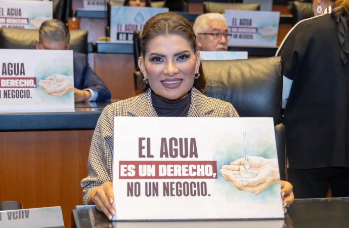 El agua es un derecho, no una mercancía: Lorenia Valles