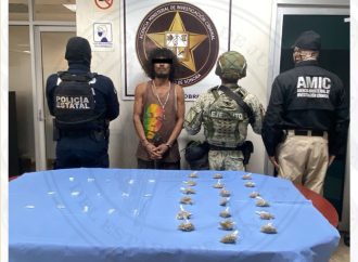 FGJES desmantela punto de narcomenudeo en Ciudad Obregón: hay un detenido y drogas incautadas en operativo conjunto