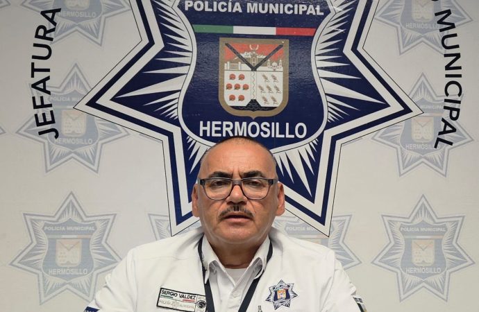 Detiene Policía Municipal a cuatro hombres por diversos delitos en distintos sectores de Hermosillo