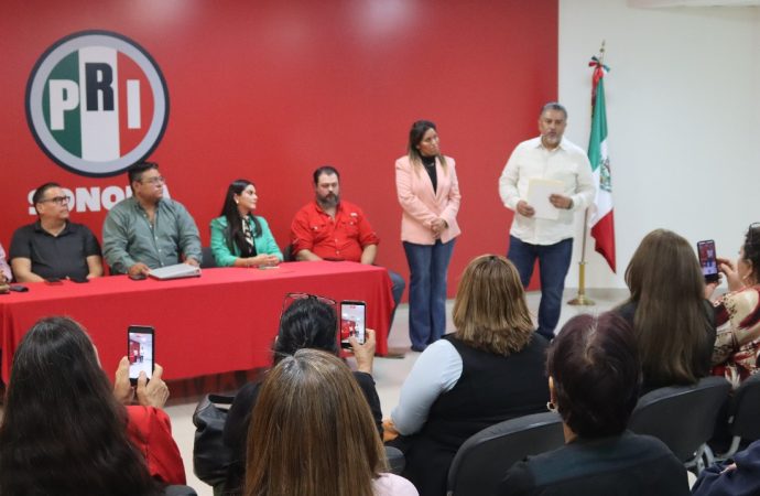 Francisco Aparicio y Carla Rangel formarán la próxima dirigencia del PRI Hermosillo