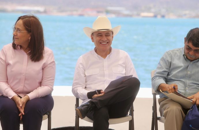 Gobernador Durazo detona turismo sustentable; primer Arrecife Artificial Sonorense registra avance superior al 70%