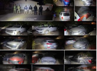 Gobernador Durazo asesta golpe a la delincuencia con aseguramiento de 24 vehículos robados y blindados.