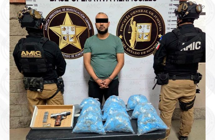 Estrategia de Durazo sostiene cero impunidad: asegurado “El Duque”, presunto líder de célula delictiva en Hermosillo