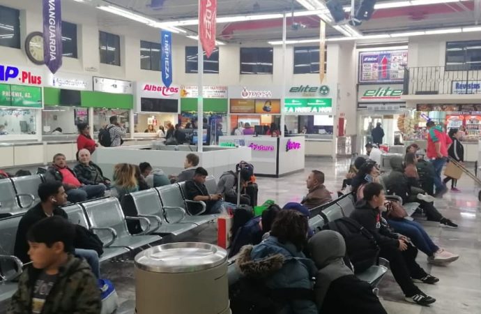 Aumenta afluencia de viajeros en la central camionera de Ciudad Obregón