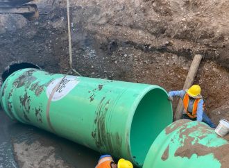 Avanza hasta 70% la rehabilitación del Colector del Vado del Río en Hermosillo