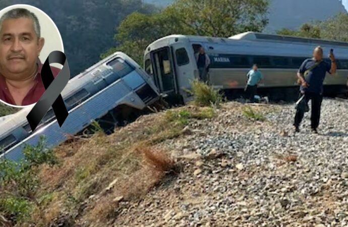 Confirman fallecimiento de sonorense en descarrilamiento del Tren Interoceánico en Oaxaca