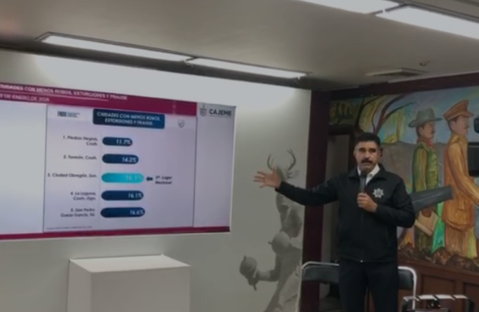 ENSU revela disminución de homicidios y delitos en Cajeme