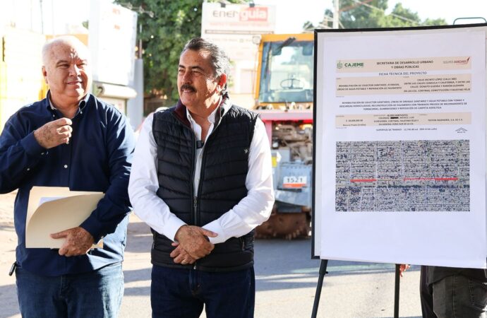 Se beneficiarán 40 mil habitantes con obras de infraestructura que inician en Cajeme este 2026: Lamarque