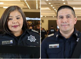 Vocación, familia y servicio: Karla Moroyoqui y Antonio Reyes son reconocidos como policías del año en Sonora