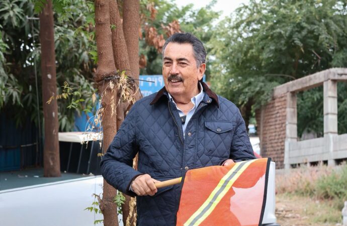 Da inicio Lamarque a obra de rehabilitación integral en el sur de Cajeme