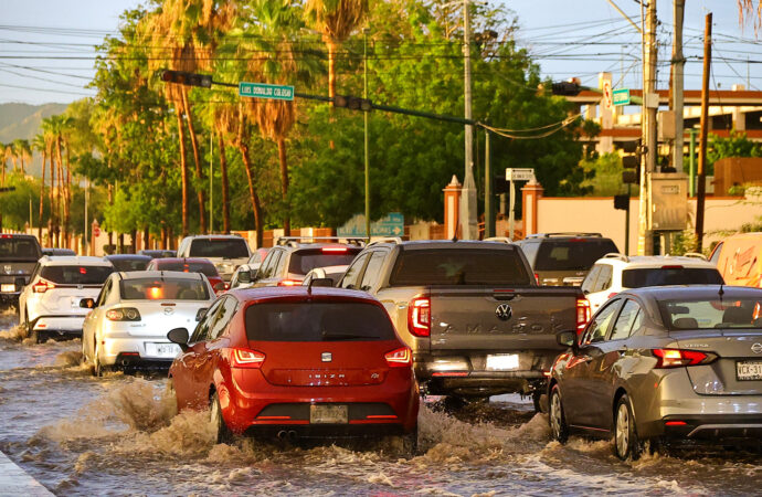 Hermosillo registra acumulados de hasta 12.2 mm por lluvias de este miércoles