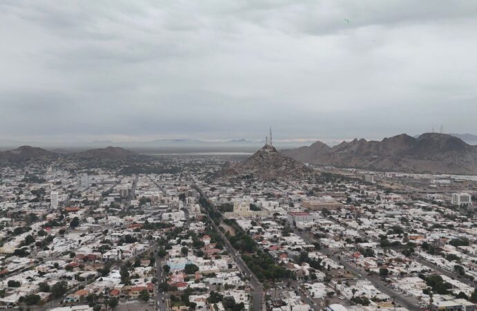 Miércoles gris y frío en Hermosillo, con lluvias hasta la tarde