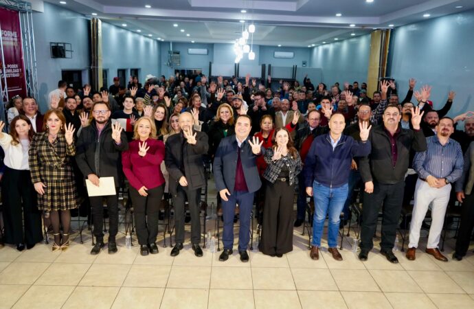 Con paso firme, seguimos avanzando en la ruta de la transformación: Heriberto Aguilar