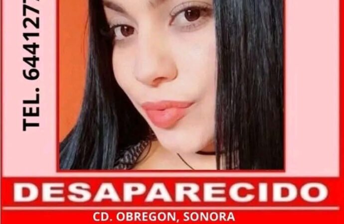 Operativo conjunto para localizar a la joven Nancy Jazmín en Ciudad Obregón