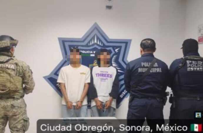 Detienen en Cajeme a sujeto armado con machete de casi un metro