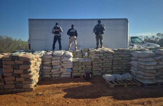 Recuperan material robado de tren en La Colorada.