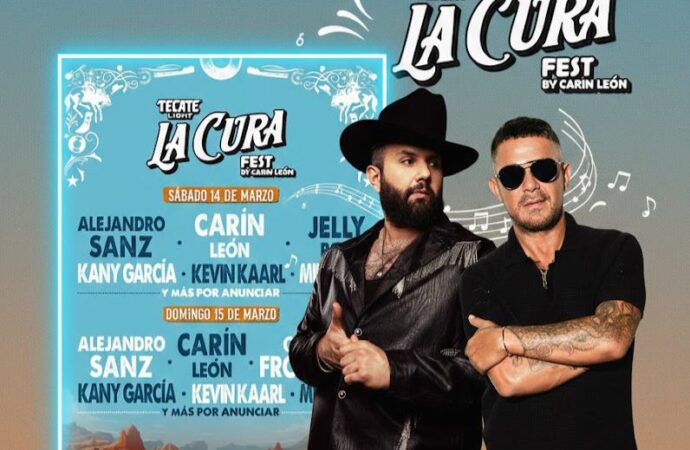 Crece la expectativa en Hermosillo por la Cura Fest 2026 con Alejandro Sanz y Carín León al frente