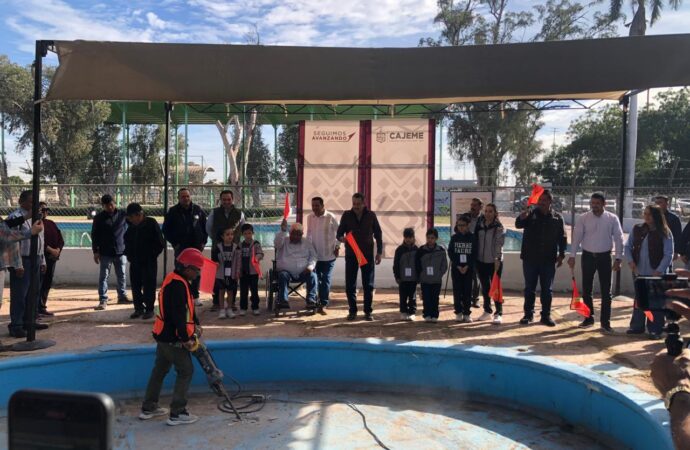 Arranca la rehabilitación del área de chapoteadero en el Deportivo Álvaro Obregón