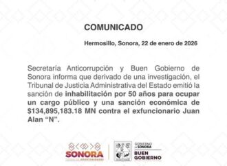 Sancionan con más 134 MDP a Juan Alan “N” por desvío de recursos de CECOP