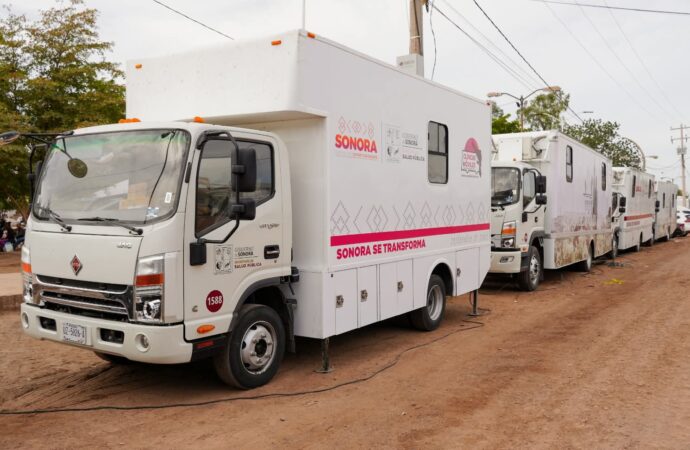 Lleva Salud Sonora clínicas móviles a la zona rural de Hermosillo
