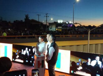 Inaugura Antonio Astiazarán el puente a desnivel del Colosio