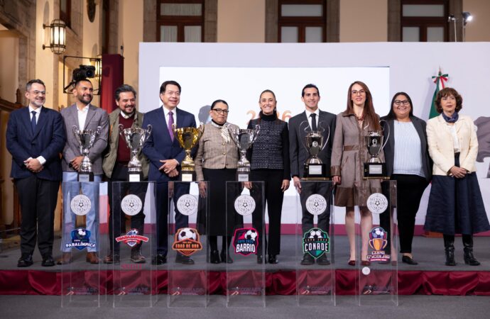 Mundial Social 2026: Gobierno de México presenta 74 mundialitos y copas de futbol