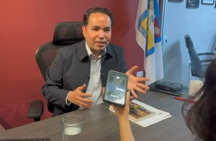 Heriberto Aguilar rinde cuentas en Huatabampo este 8 de febrero.