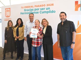 Beneficia Toño Astiazarán a familias hermosillenses con programa “Tu Predial Pagado 2026”