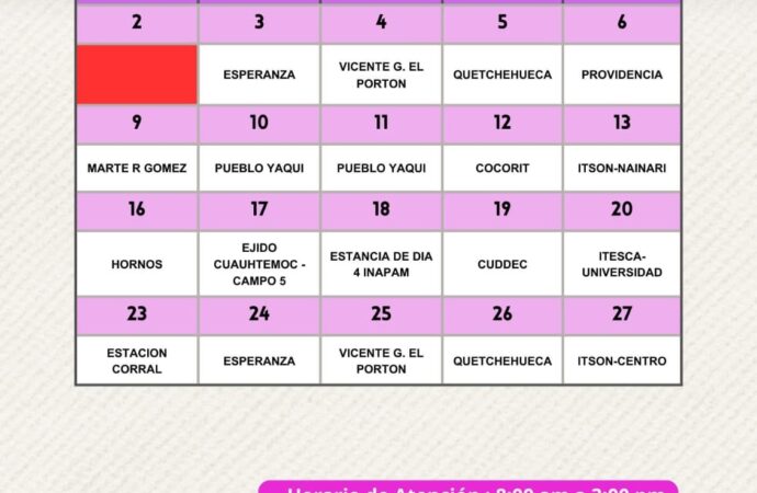 INE lleva servicios de credencialización a comunidades rurales de Cajeme