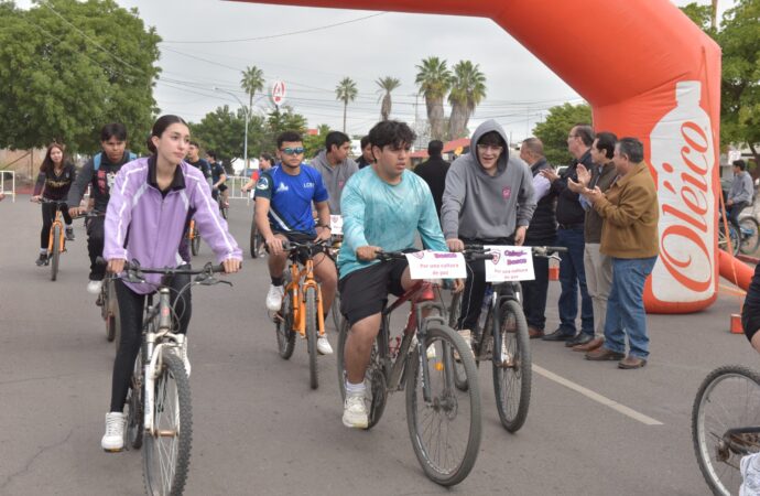 Con alegría y entusiasmo arranca la “Semana Ciclista” en Navojoa