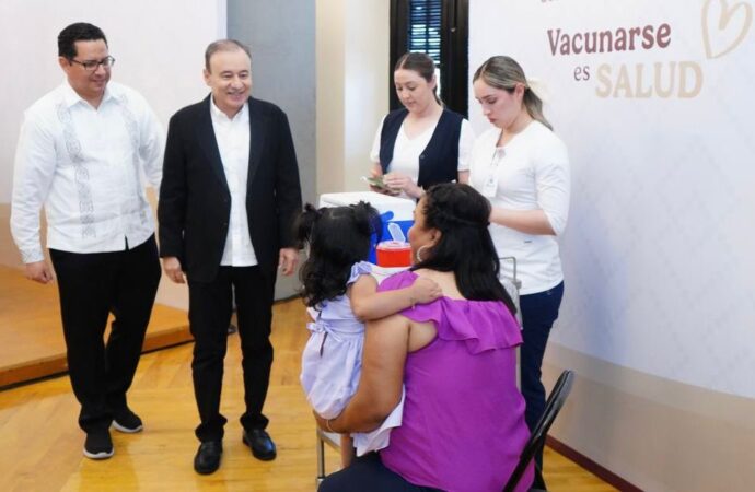 Vacunas gratis y en todo Sonora: Durazo y Sheinbaum activan escudo contra el sarampión