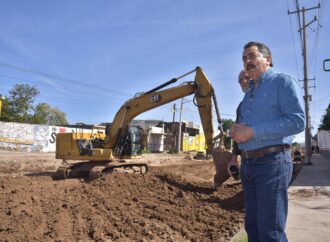 Lamarque supervisa obras de drenaje y refuerza programa de bacheo en Cajeme