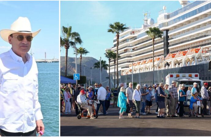 Llega crucero a Guaymas y Durazo consolida a Sonora en rutas turísticas internacionales