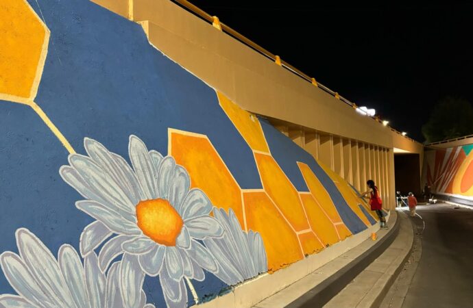 Ya se tiene el ganador que pintará el puente a desnivel de Colosio